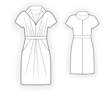 Digital pattern 4216 technical sketch