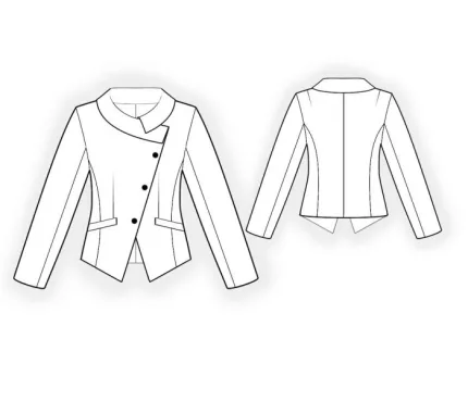 Digital pattern 4218 technical sketch