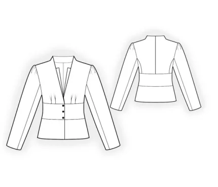 Digital pattern 4223 technical sketch