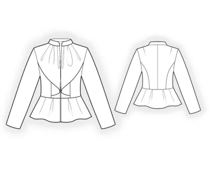 Digital pattern 4233 technical sketch