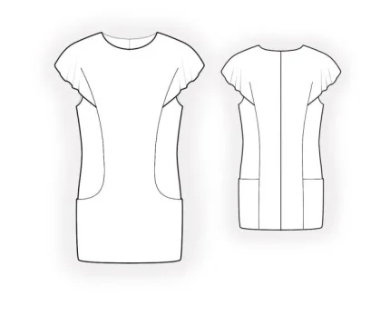 Digital pattern 4477 technical sketch