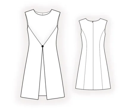 Digital pattern 4498 technical sketch