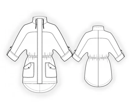 Digital pattern 4695 technical sketch