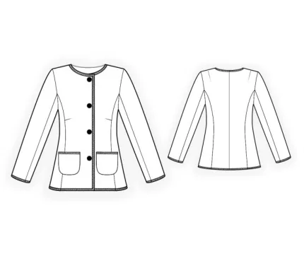 Digital pattern 4731 technical sketch