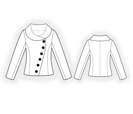 Digital pattern 4772 technical sketch
