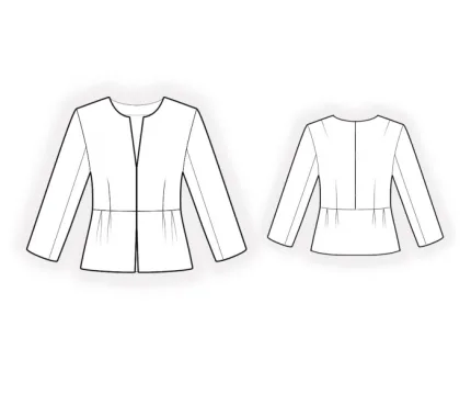 Digital pattern 4846 technical sketch