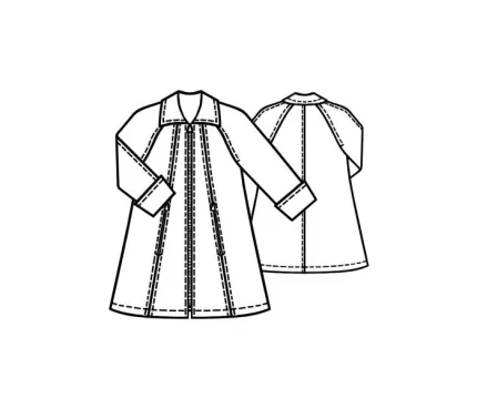 Digital pattern 5076 technical sketch