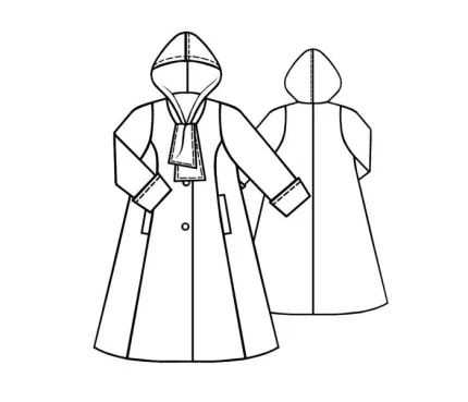 Digital pattern 5108 technical sketch