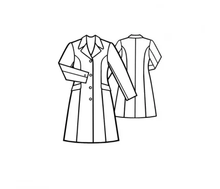 Digital pattern 5165 technical sketch