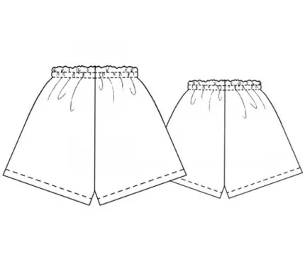 Digital pattern 5229 technical sketch