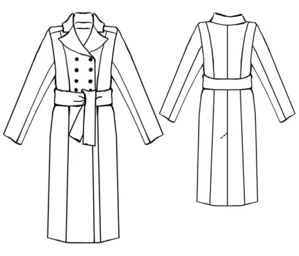 Digital pattern 5317 technical sketch