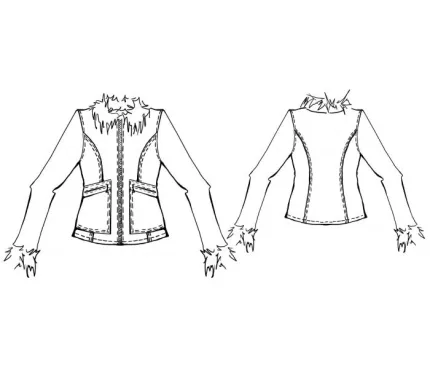 Digital pattern 5320 techncial sketch