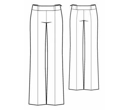Digital pattern 5452 technical sketch
