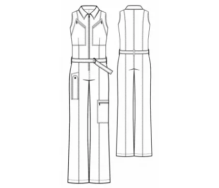 Digital pattern 5467 technical sketch