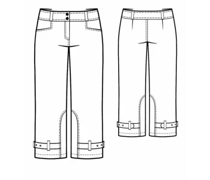 Digital pattern 5472 technical sketch