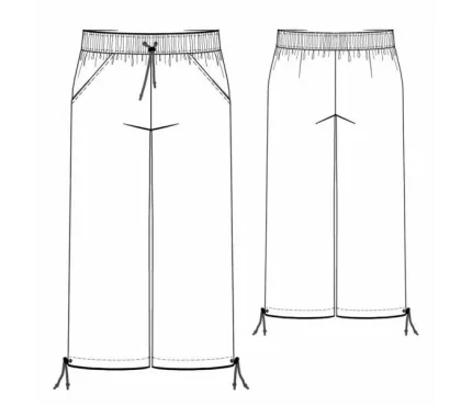 Digital pattern 5500 technical sketch