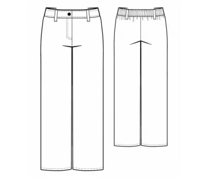 Digital pattern 5503 technical sketch