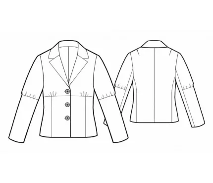 Digital pattern 5512 technical sketch