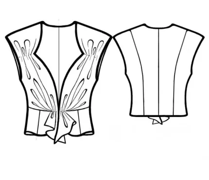 Digital pattern 5600 technical sketch