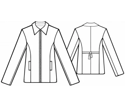 Digital pattern 5610 technical sketch