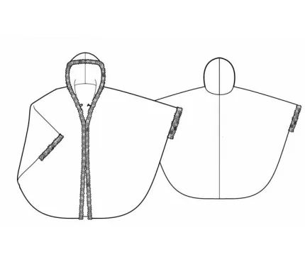 Digital pattern 5722 technical sketch