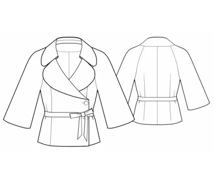 Digital pattern 5745 technical sketch