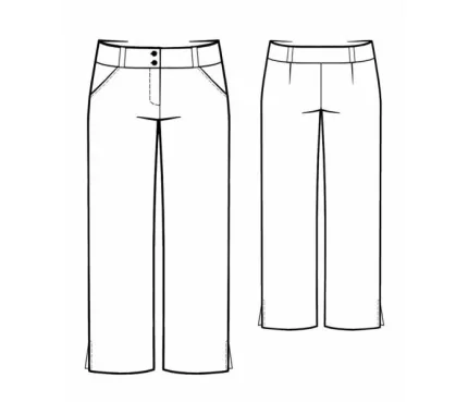 Digital pattern 5746 technical sketch