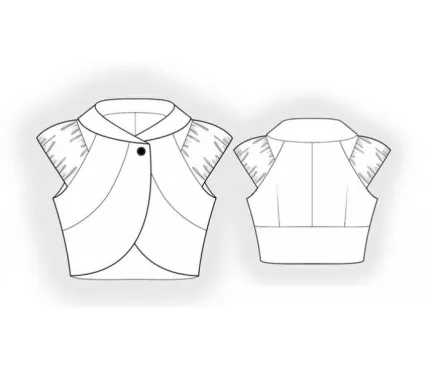 Digital pattern 5877 technical sketch