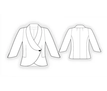 Digital pattern 5992 technical sketch