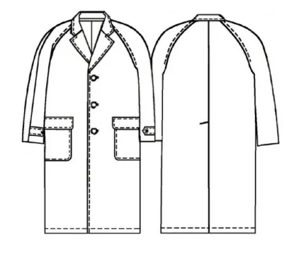 Digital pattern 6014 technical sketch