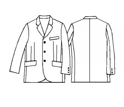 Digital pattern 6019 technical sketch