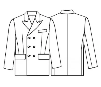 Digital pattern 6021 technical sketch