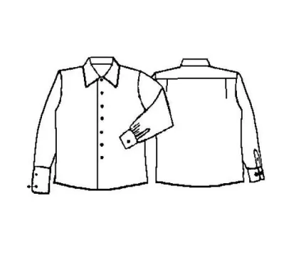 Digital pattern 6025 technical sketch