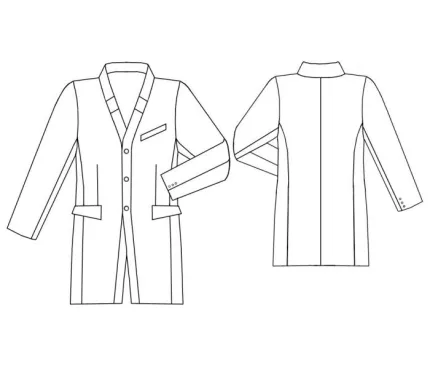 Digital pattern 6067 technical sketch