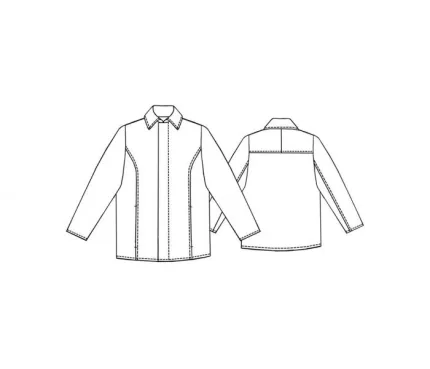 Digital pattern 6085 technical sketch