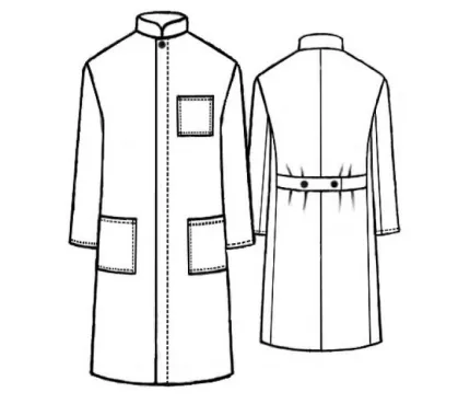 Digital pattern 6092 technical sketch