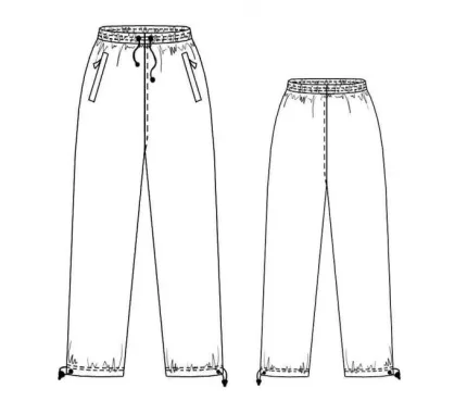 Digital pattern 6099 technical sketch