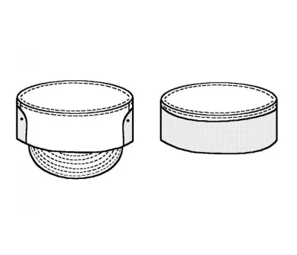 Digital pattern 6124 technical sketch