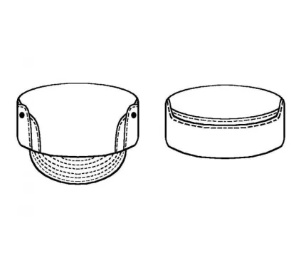 Digital pattern 6127 technical sketch