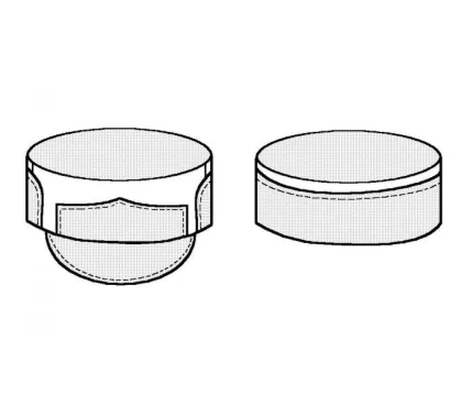 Digital pattern 6128 technical sketch