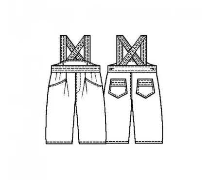 Digital pattern 7009 technical sketch