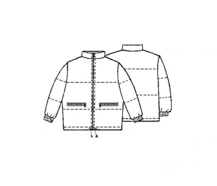 Digital pattern 7014 technical sketch