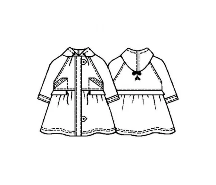 Digital pattern 7029 technical sketch