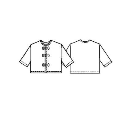 Digital pattern 7031 technical sketch