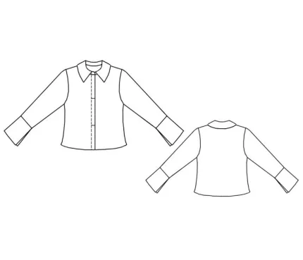 Digital pattern 7040 technical sketch