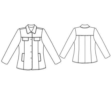 Digital pattern 7047 technical sketch