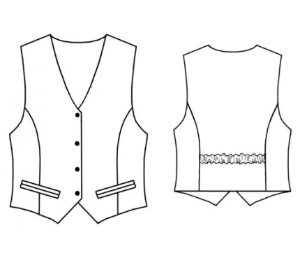 Digital pattern 7049 technical sketch