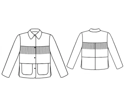 Digital pattern 7050 technical sketch