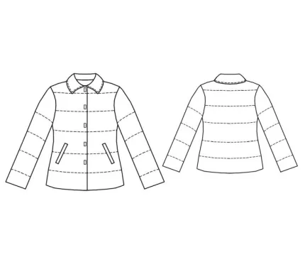 Digital pattern 7052 technical sketch