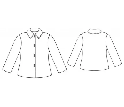 Digital pattern 7056 technical sketch